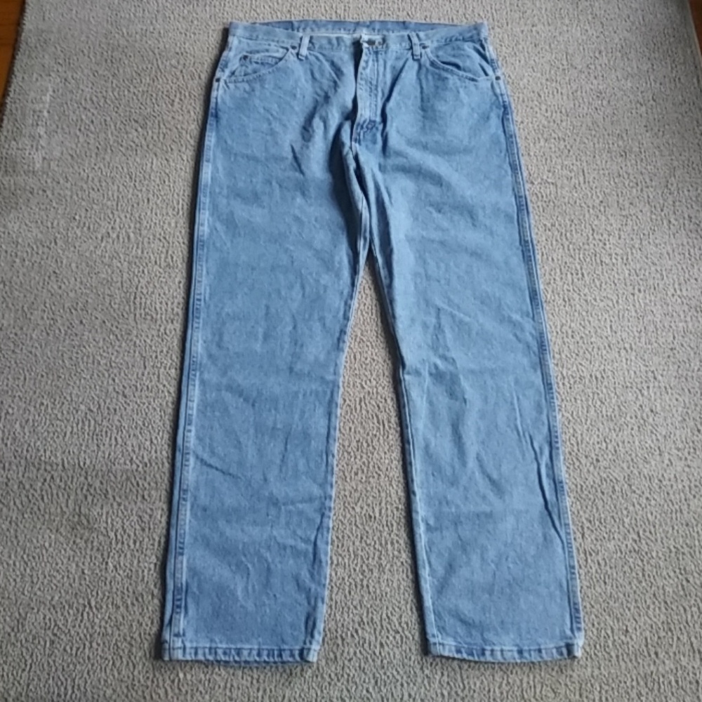 Wrangler Men's Blue Jeans 40/32 Regular Fit